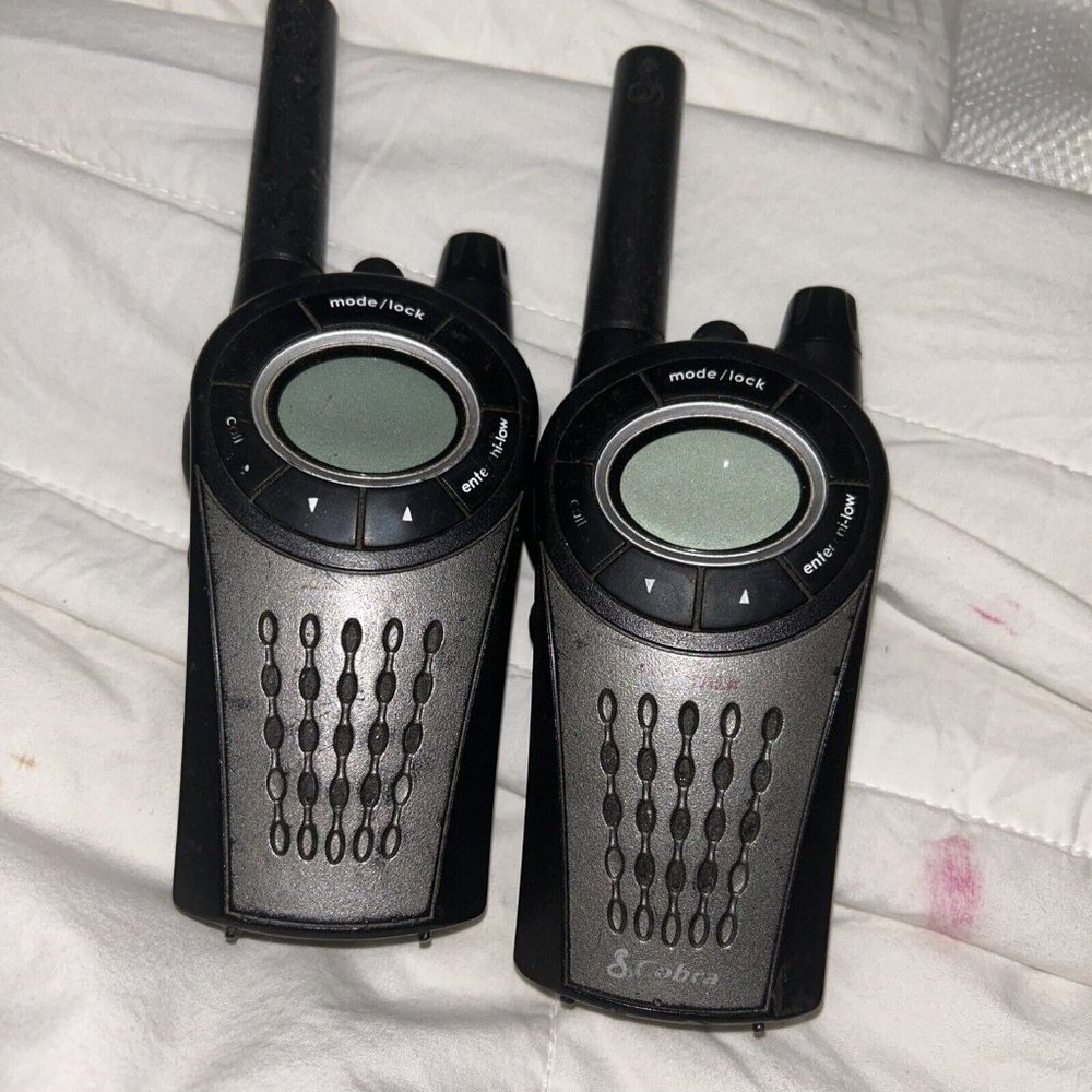 2 Cobra PR3850 2-Way Radios walkie talkies